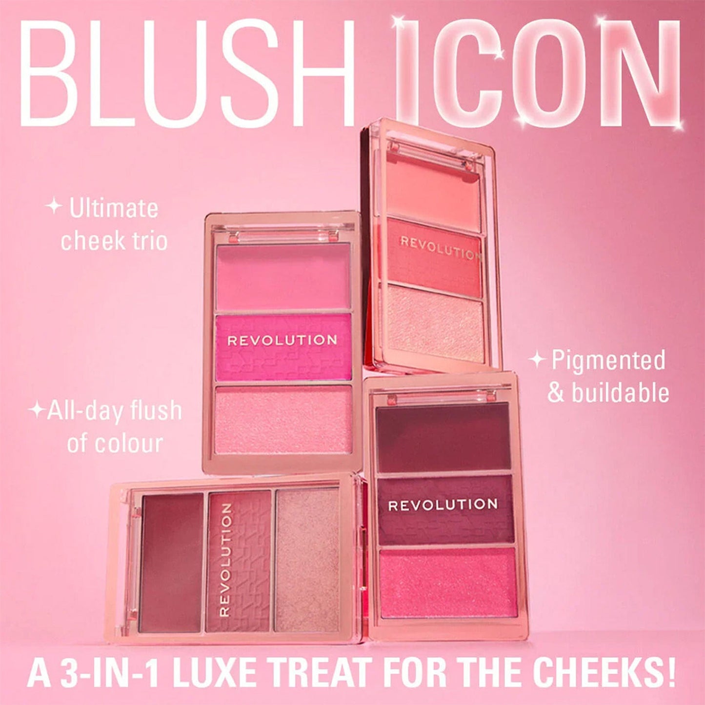 Makeup Revolution Blush Icon Palette - My Cherry Truth