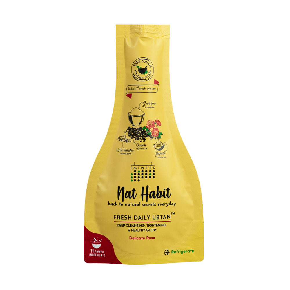 Nat Habit Delicate Rose Daily Ubtan Cleanser