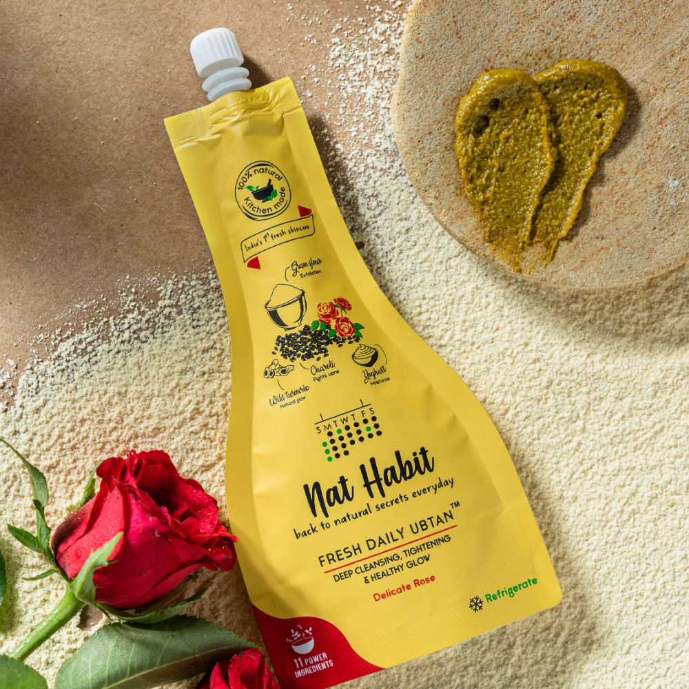Nat Habit Delicate Rose Daily Ubtan Cleanser