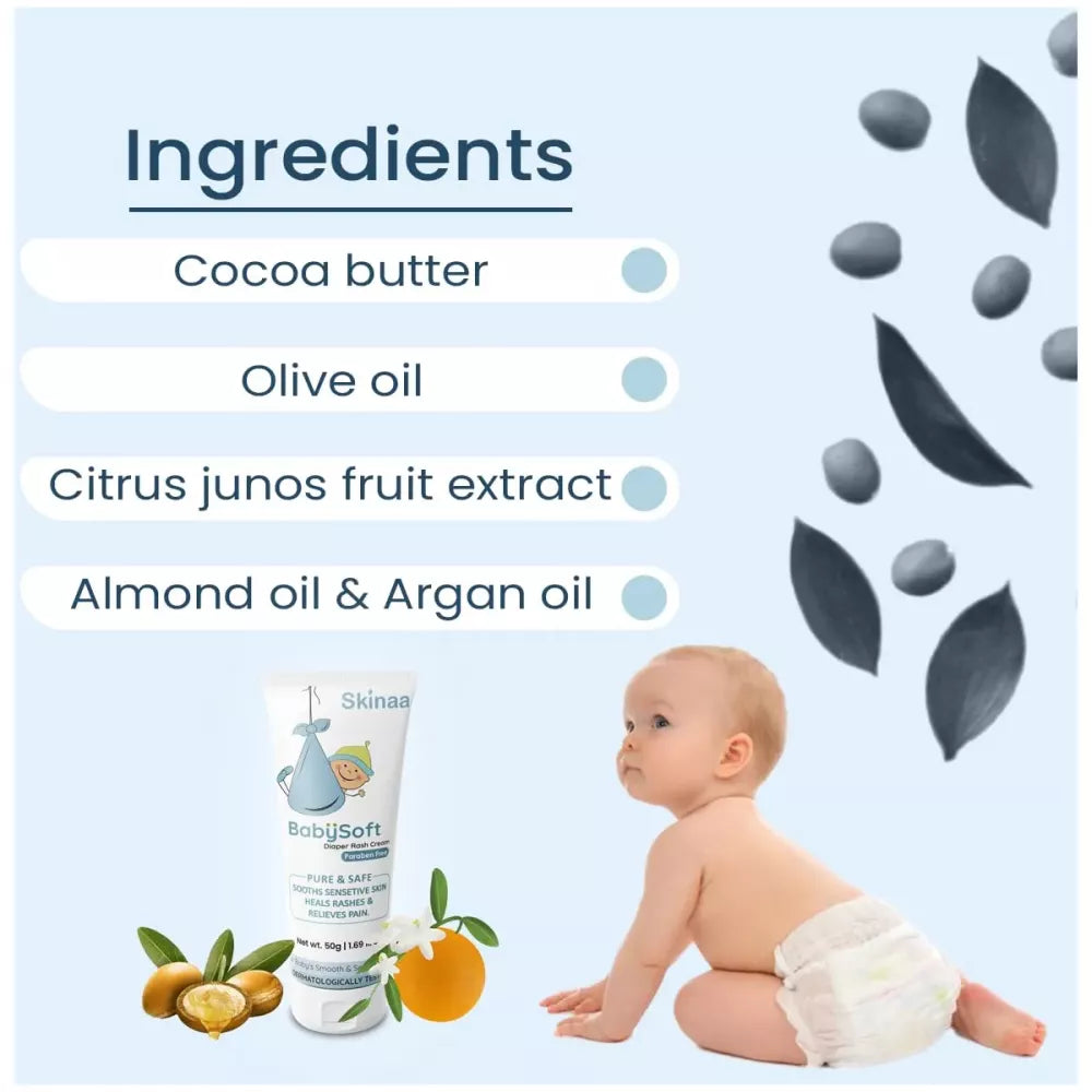 Skinaa Baby Soft Diaper Rash Cream - 50 gms