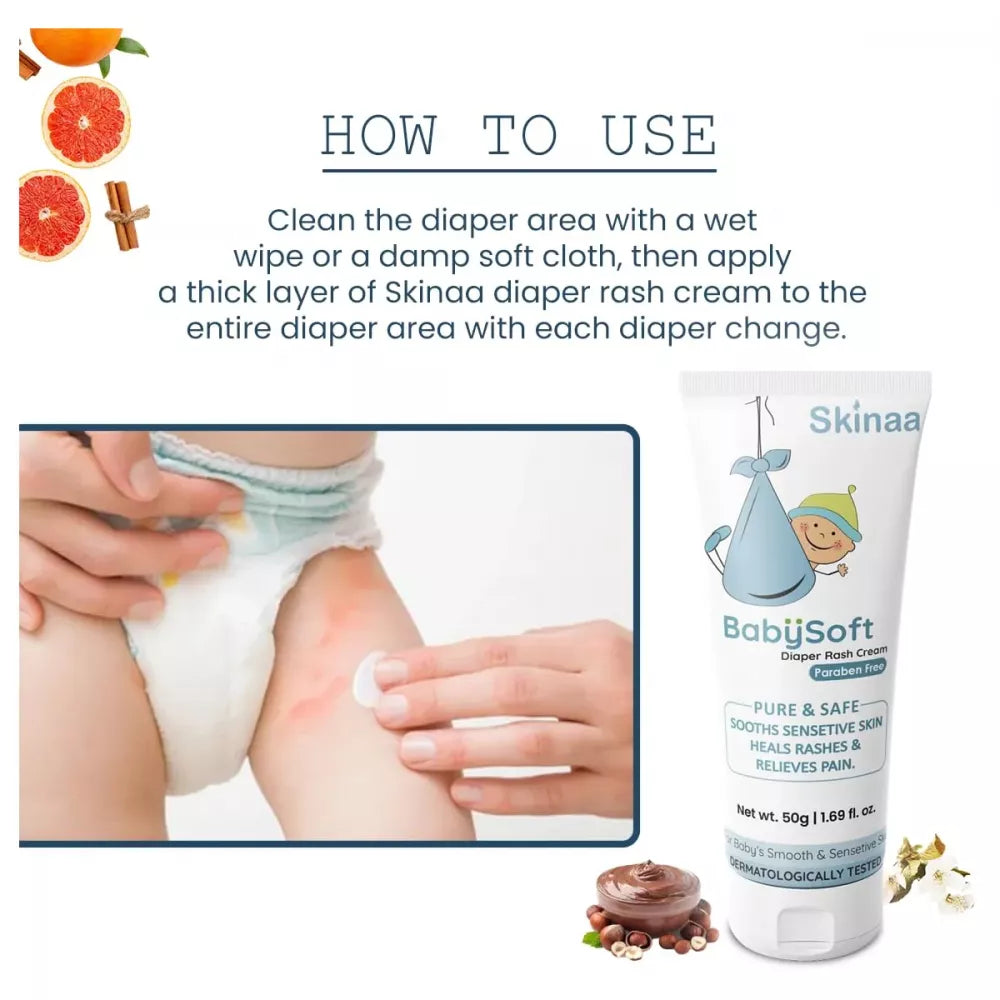 Skinaa Baby Soft Diaper Rash Cream - 50 gms