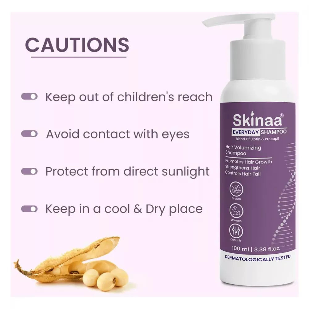 Skinaa Everyday Shampoo Blend Of Biotin & Procapil - 100 ml