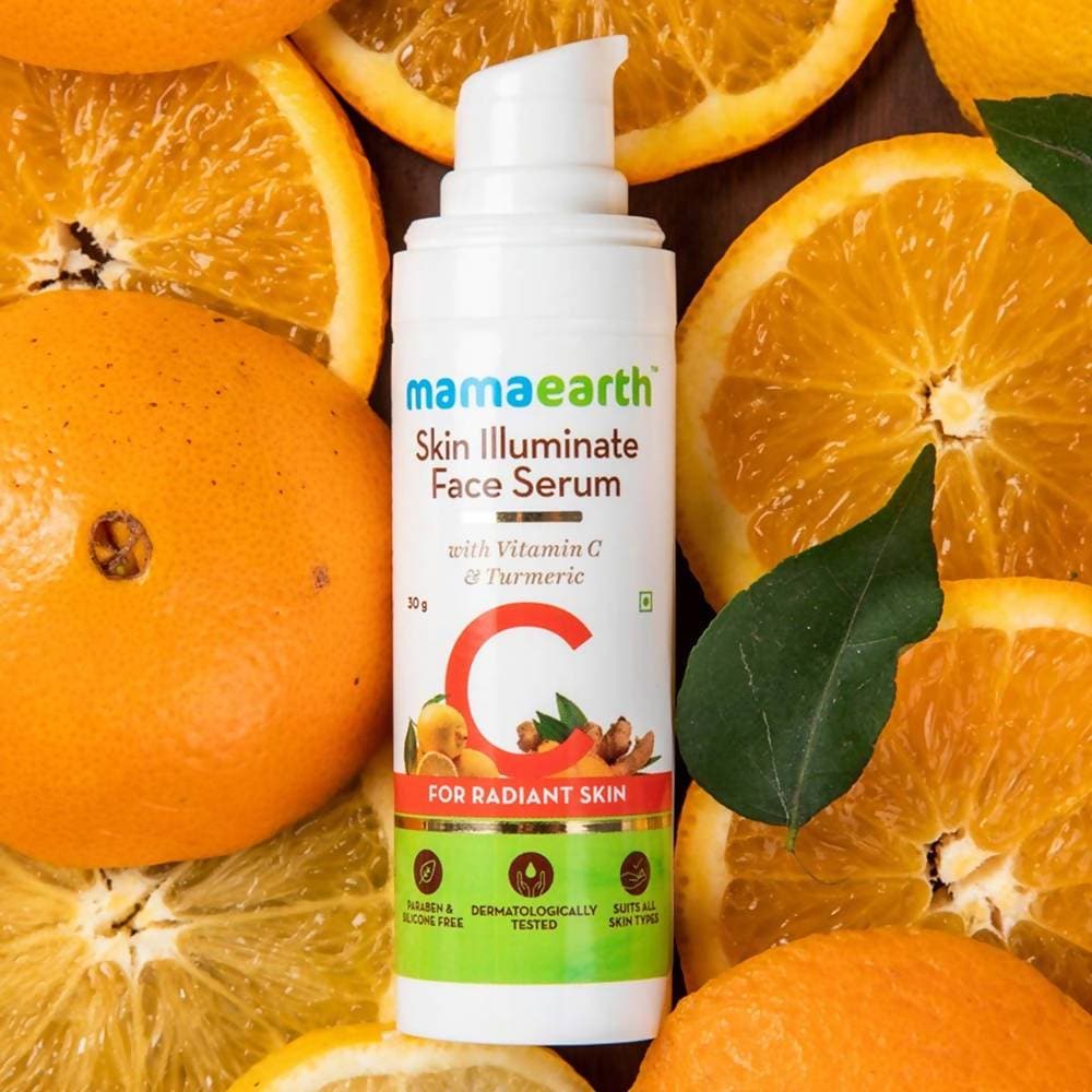 Mamaearth Skin Illuminate Face Serum For Radiant Skin - 30 gms