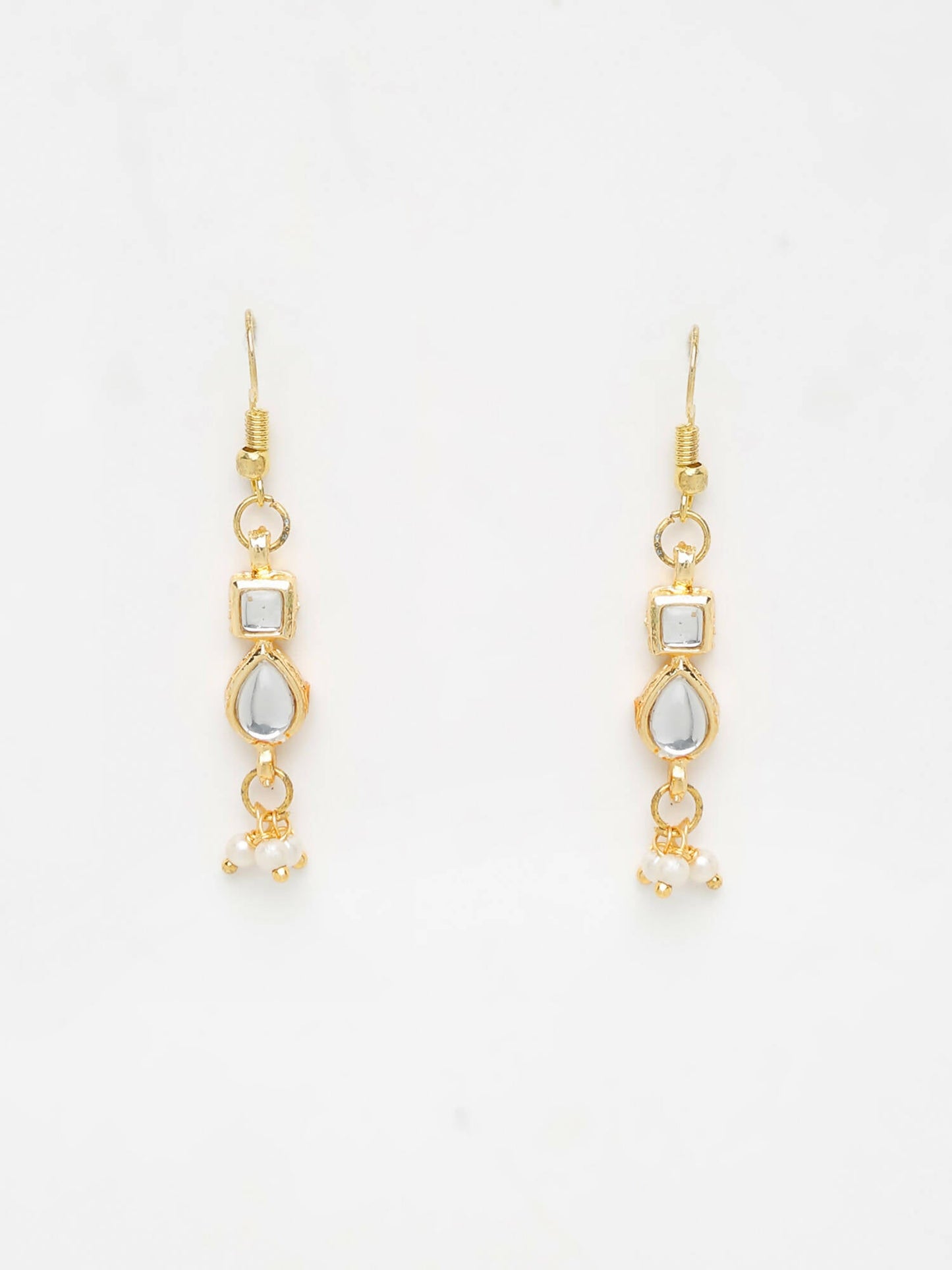 Kundan Earrings - Ruby Raang