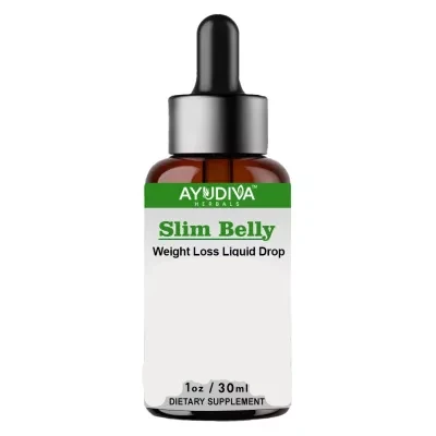 Ayudiva Herbals Slim Belly Weight Loss Liquid Drop - 30 ml