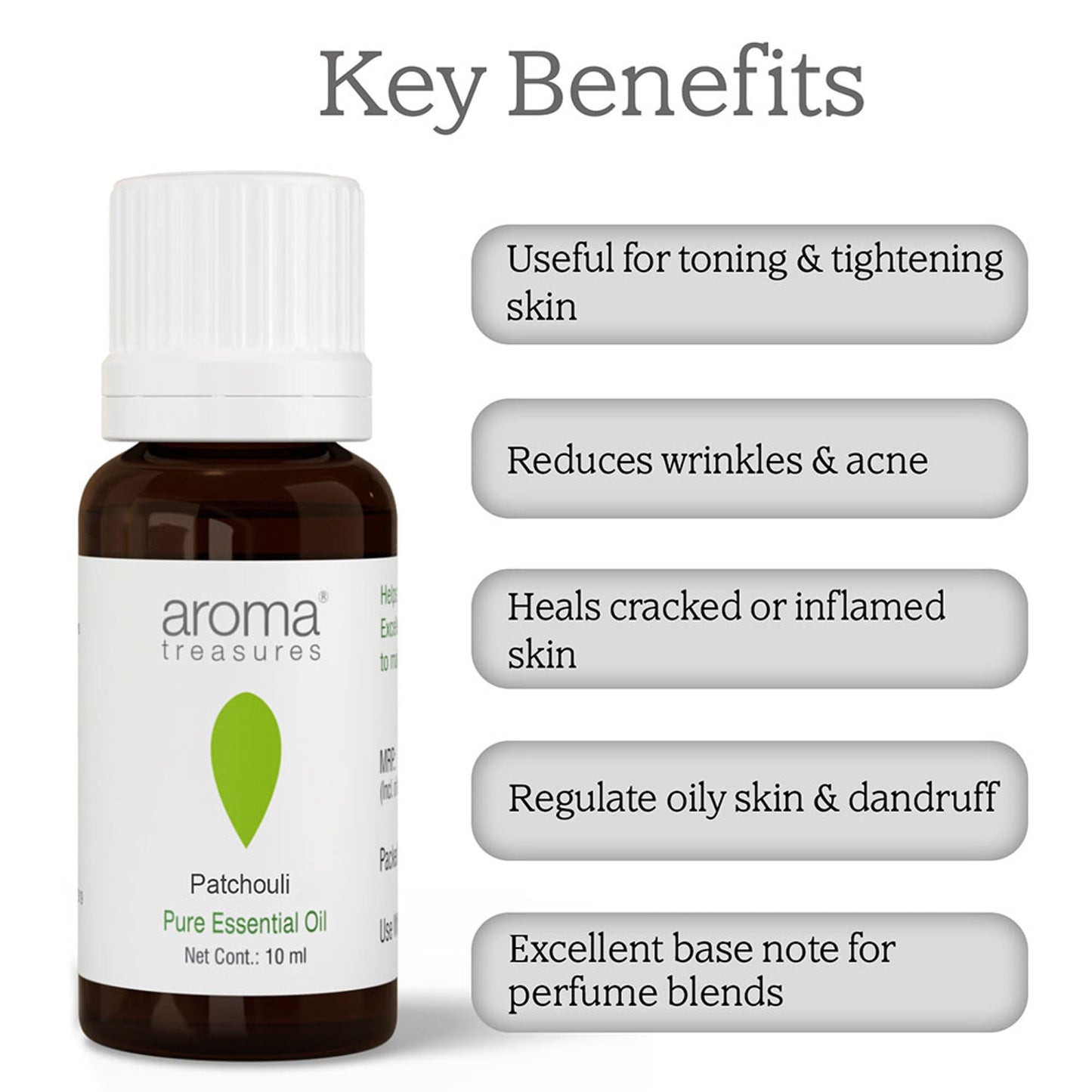 Aroma Treasures Patchouli Pure Essential Oil
