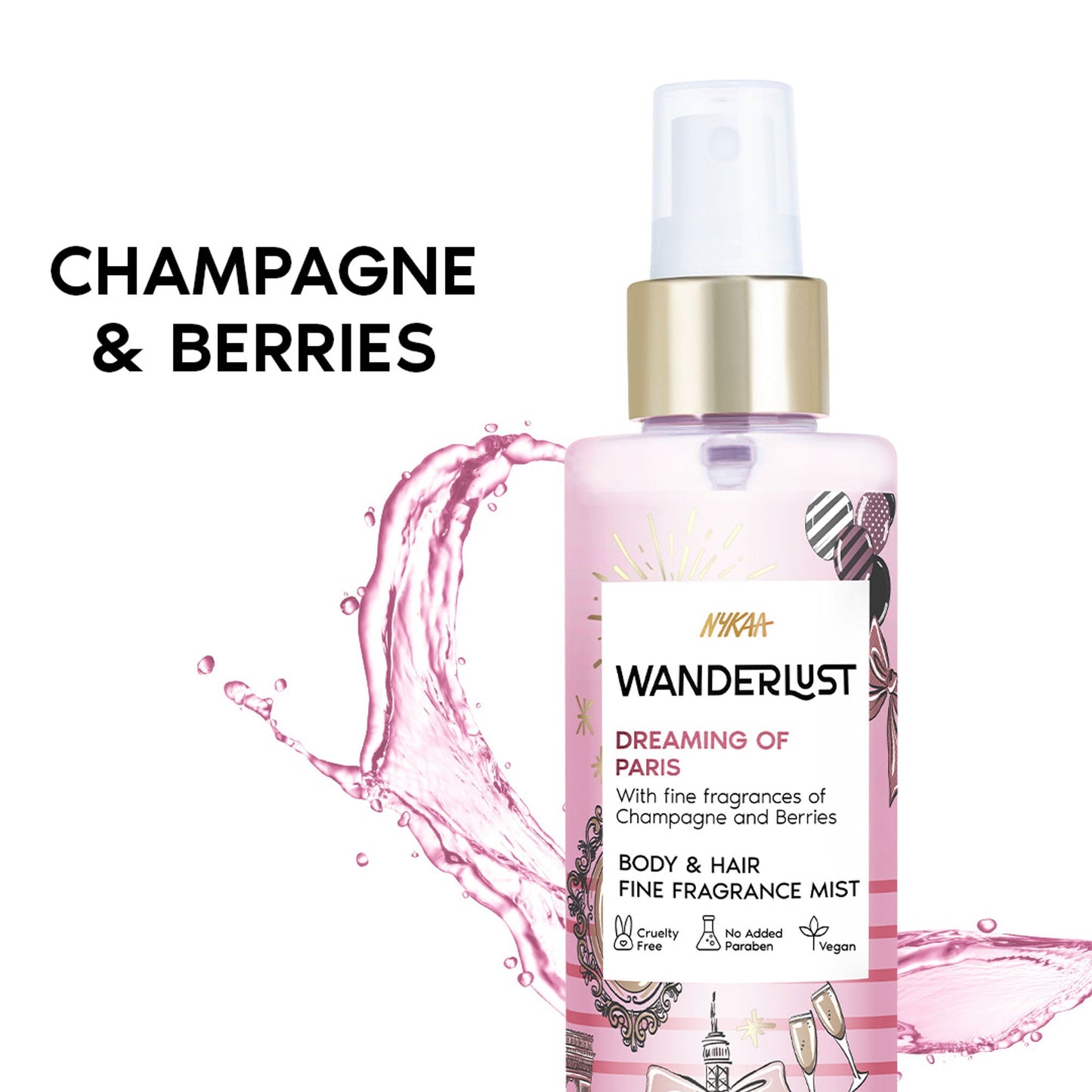Wanderlust Fragrance Mist For Her - Dreaming-Of-Paris