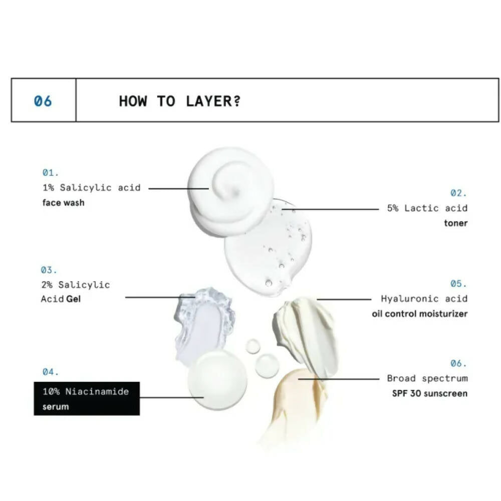 BeBodywise 10% Niacinamide Serum & 2% Salicylic Acid Gel