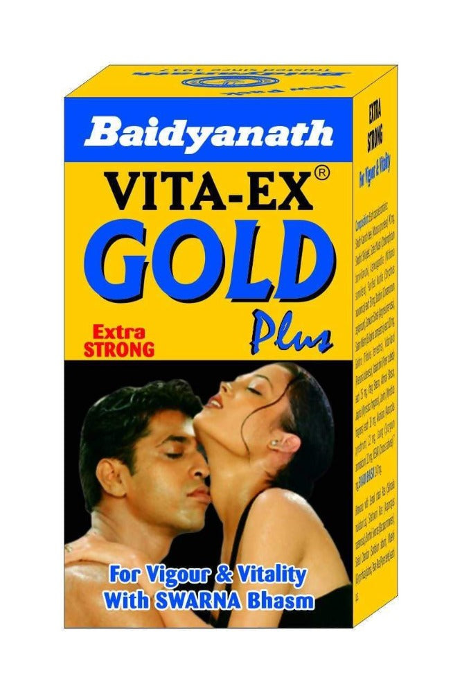 Baidyanath Vita Ex Gold Plus – Ayurvedic Energy Support Capsules (20 Caps)