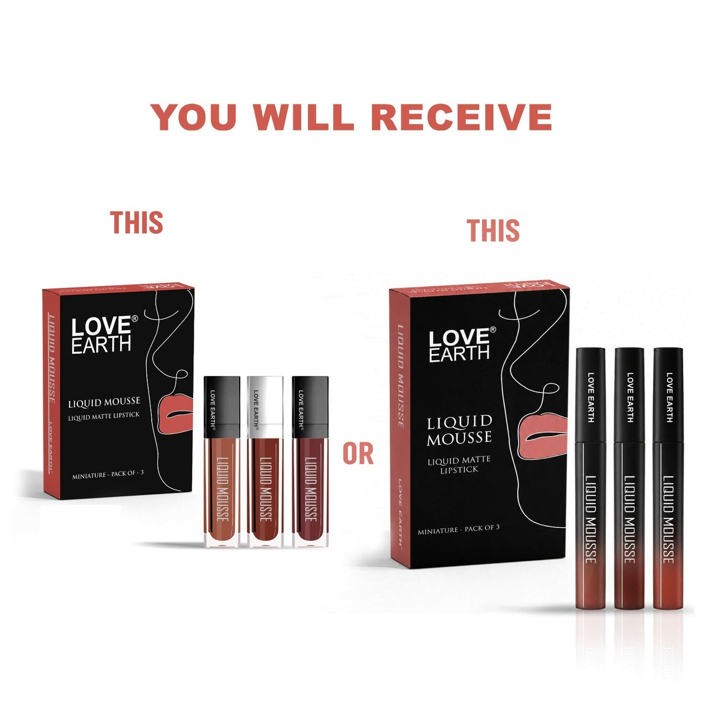 Love Earth Liquid Mousse Matte Lipstick - Browns