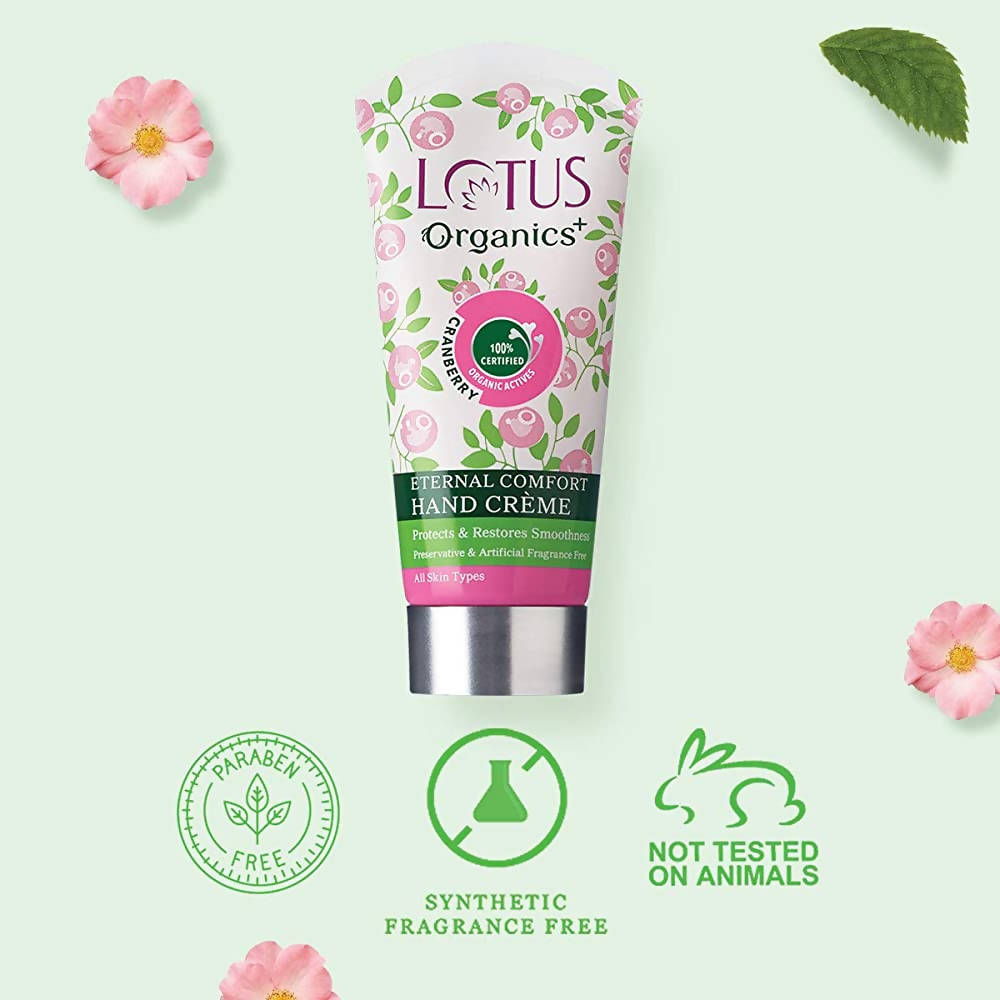 Lotus Organics+ Eternal Comfort Hand Creme Cranberry