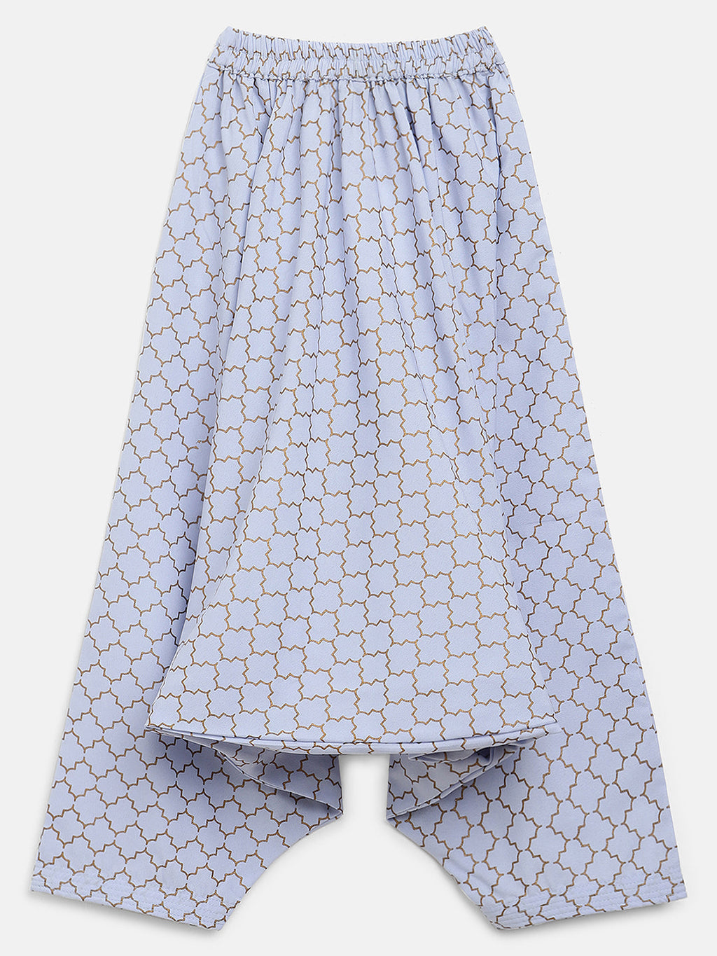 Ahalyaa Blue Crepe Curved Kurta Sets