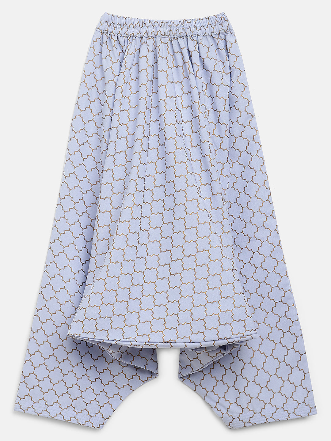 Ahalyaa Blue Crepe Curved Kurta Sets