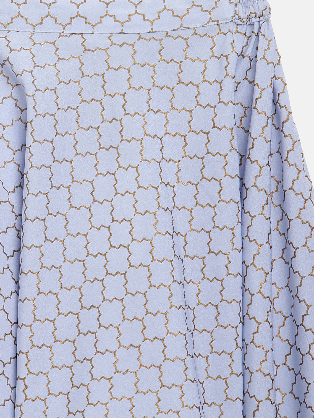 Ahalyaa Blue Crepe Curved Kurta Sets
