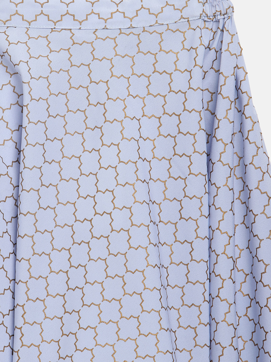 Ahalyaa Blue Crepe Curved Kurta Sets