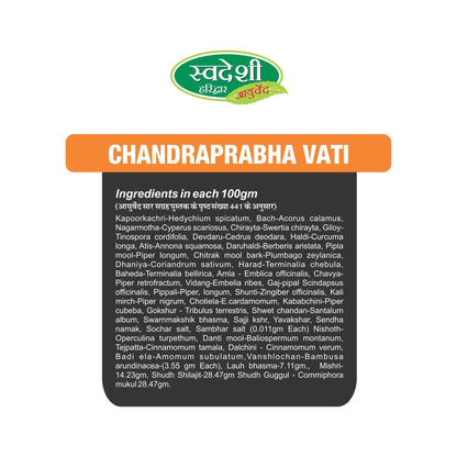 Swadeshi Ayurved Chandraprabha Vati - 50 gms