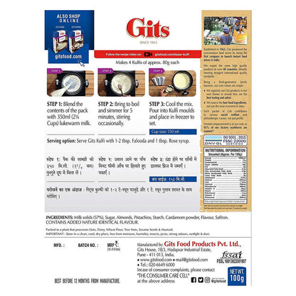 Gits Kesar Kulfi Dessert Mix