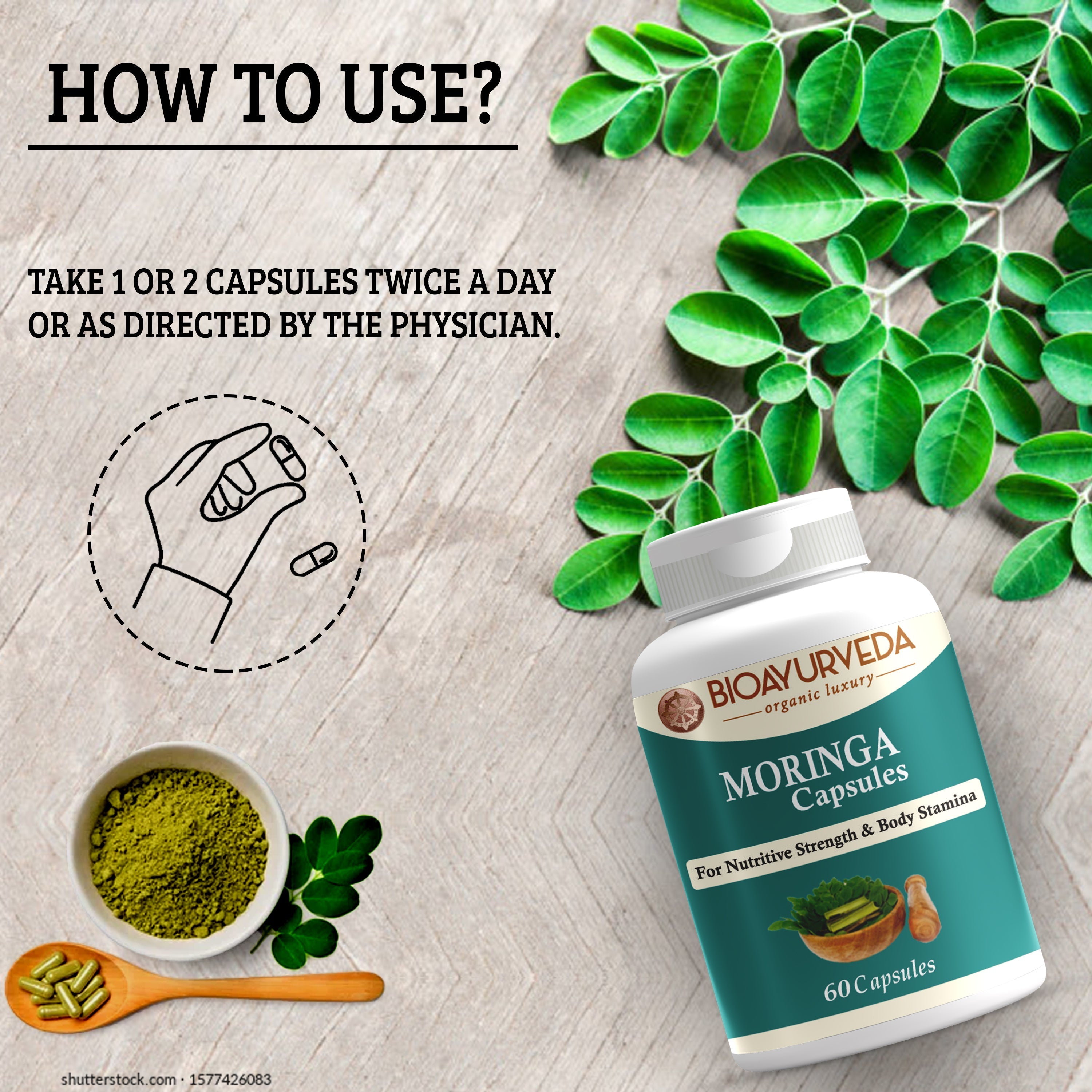 Bio Ayurveda Moringa Capsules