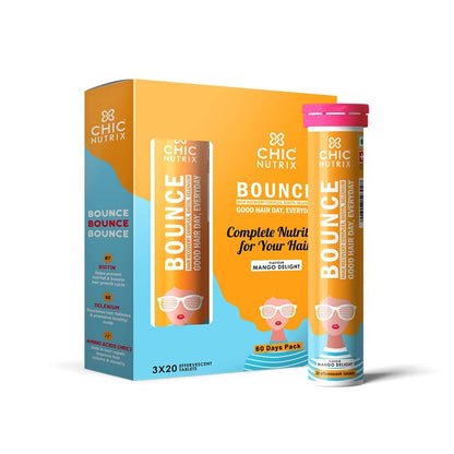 Chicnutrix Bounce Tablets for Thick Hair & Hair Fall Control