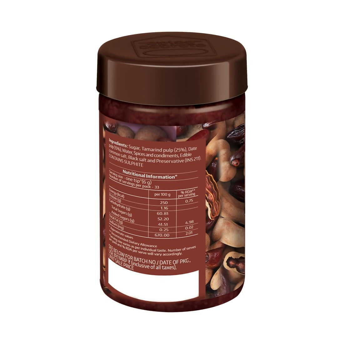 Society Tamarind Date Chutney Jar