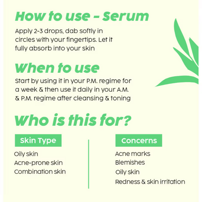 PLIX The Plant Fix 2% Acne Buster Moisturizer & 10% Niacinamide Serum