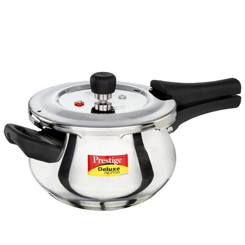 Prestige Deluxe Alpha Svachh Stainless Steel Handi Pressure Cooker