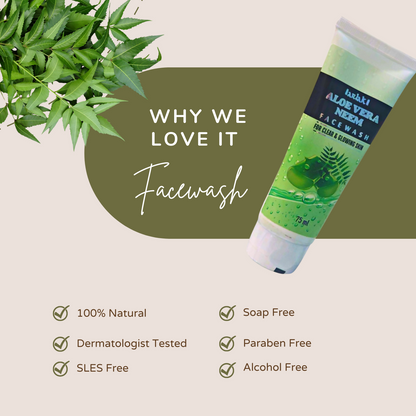 Arlak Aloe Vera Neem Face Wash Gel