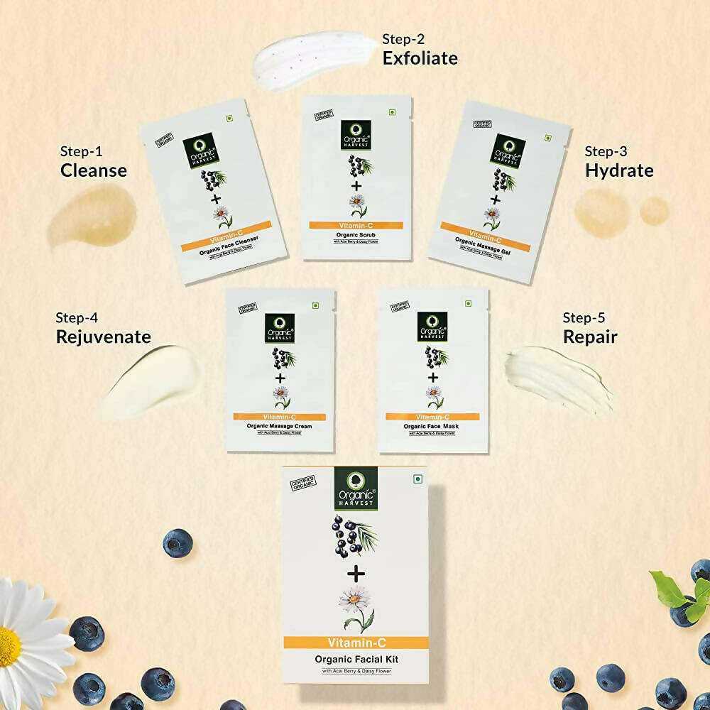 Organic Harvest Vitamin C Organic Facial Kit - 50 gms