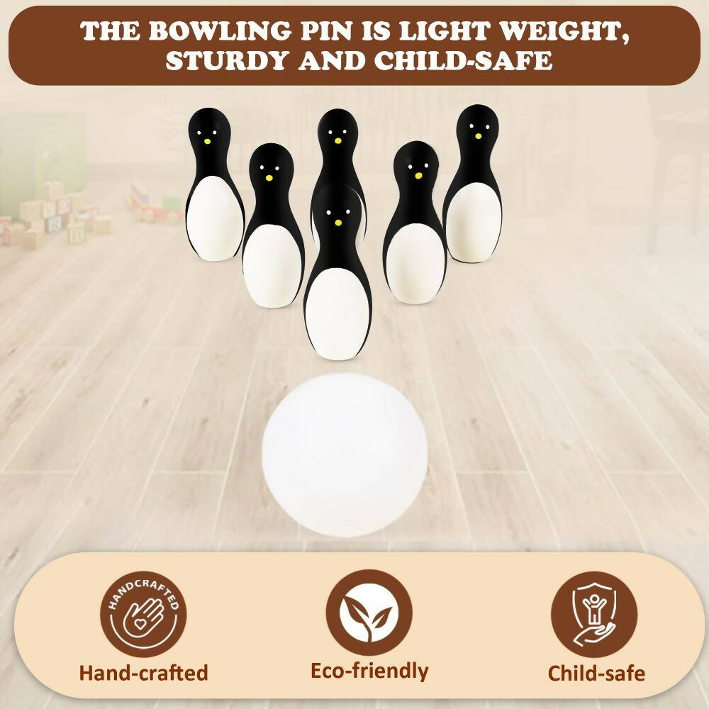Matoyi Penguin Bowling Pin & Rainbow Stacker Combo