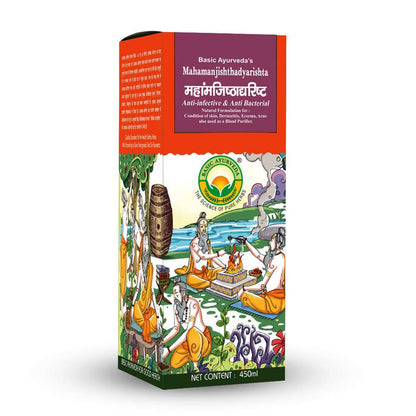 Basic Ayurveda Mahamanjishthadyarishta - 450 ml