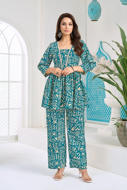 Anaita Rama Stylish Readymade Co-Ords Set