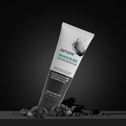 Detoxie Charcoal Hard Water Face Wash with Charcoal & Mulberry Extract