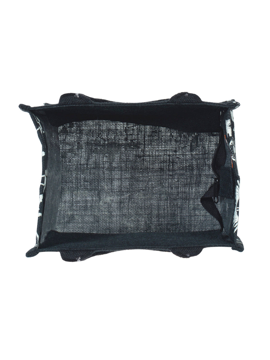 Jute Cottage Zipper Warli Bag Zipper Lunch