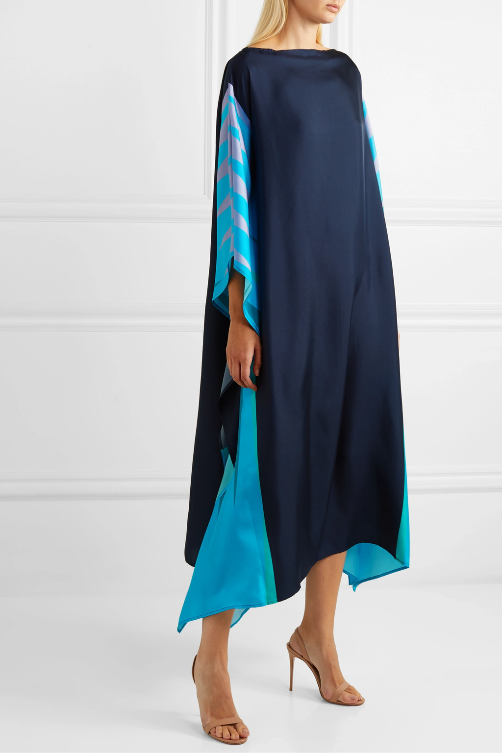 Digital Printed Kaftan For Women's, Soft Silk Crepe Caftan