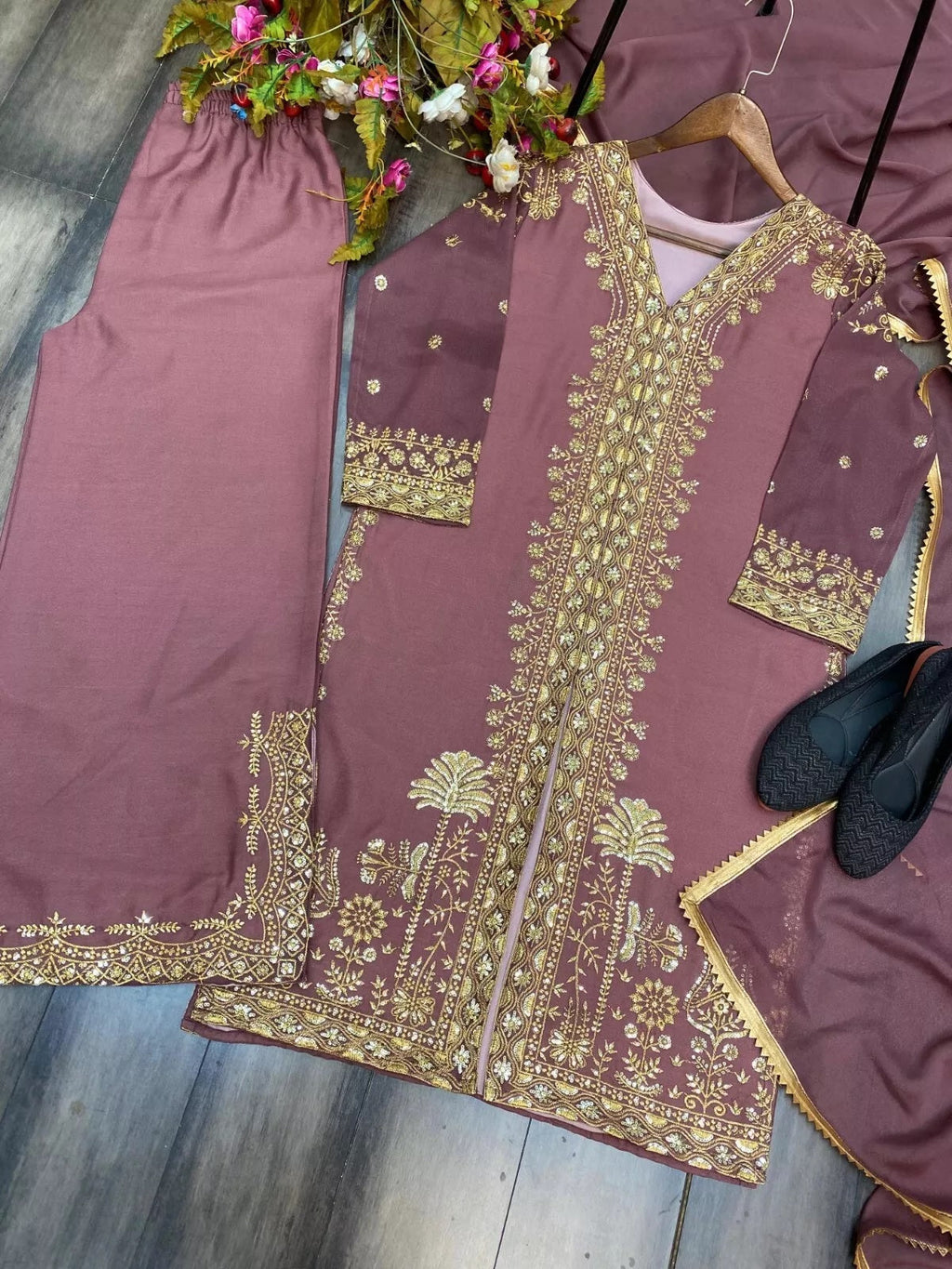 Star Georgette With Sequence Embroidery Work Salwar Kameez
