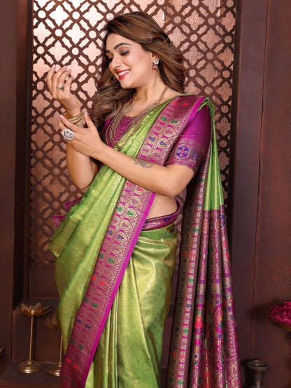 Anaita Banarasi Tissue Silk Saree