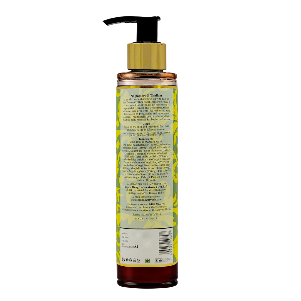 Bipha Ayurveda Nalpamaradi Thailam - 175 ml