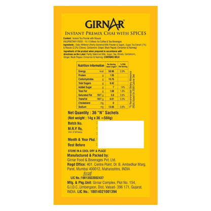 Girnar Masala Chai - 36 Sachets