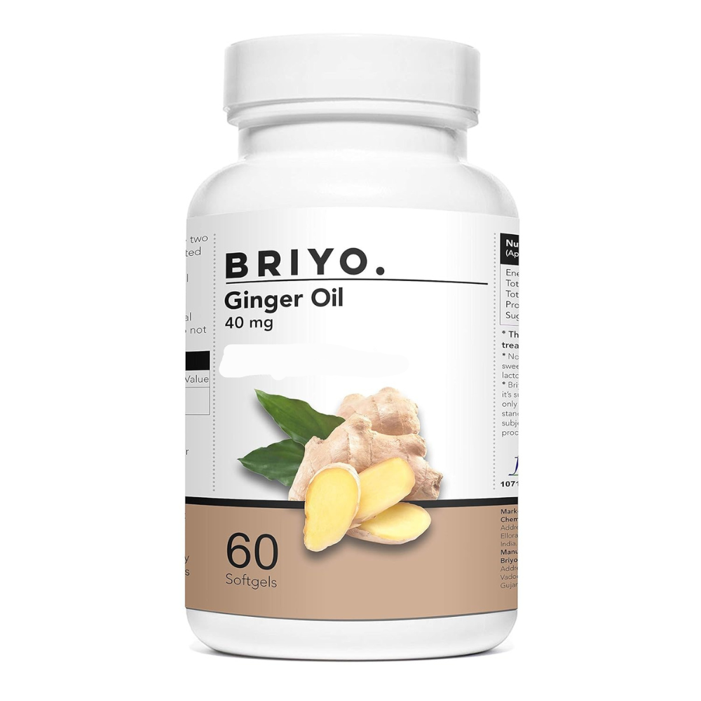 Briyosis Ginger Oil - 60 Softgels