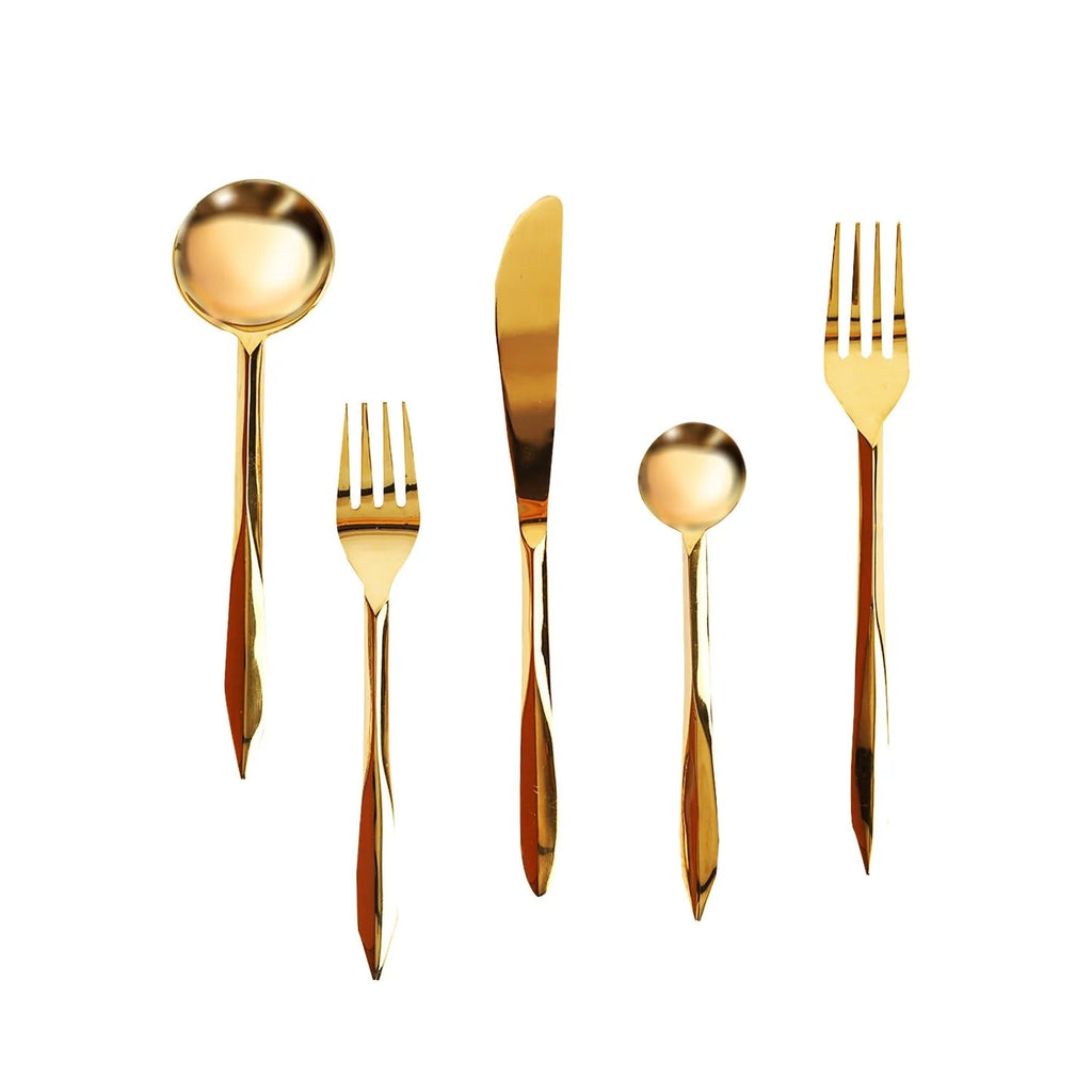 Nestroots Pinnacle Precision Set of 5 Cutlery with Pointed Handles