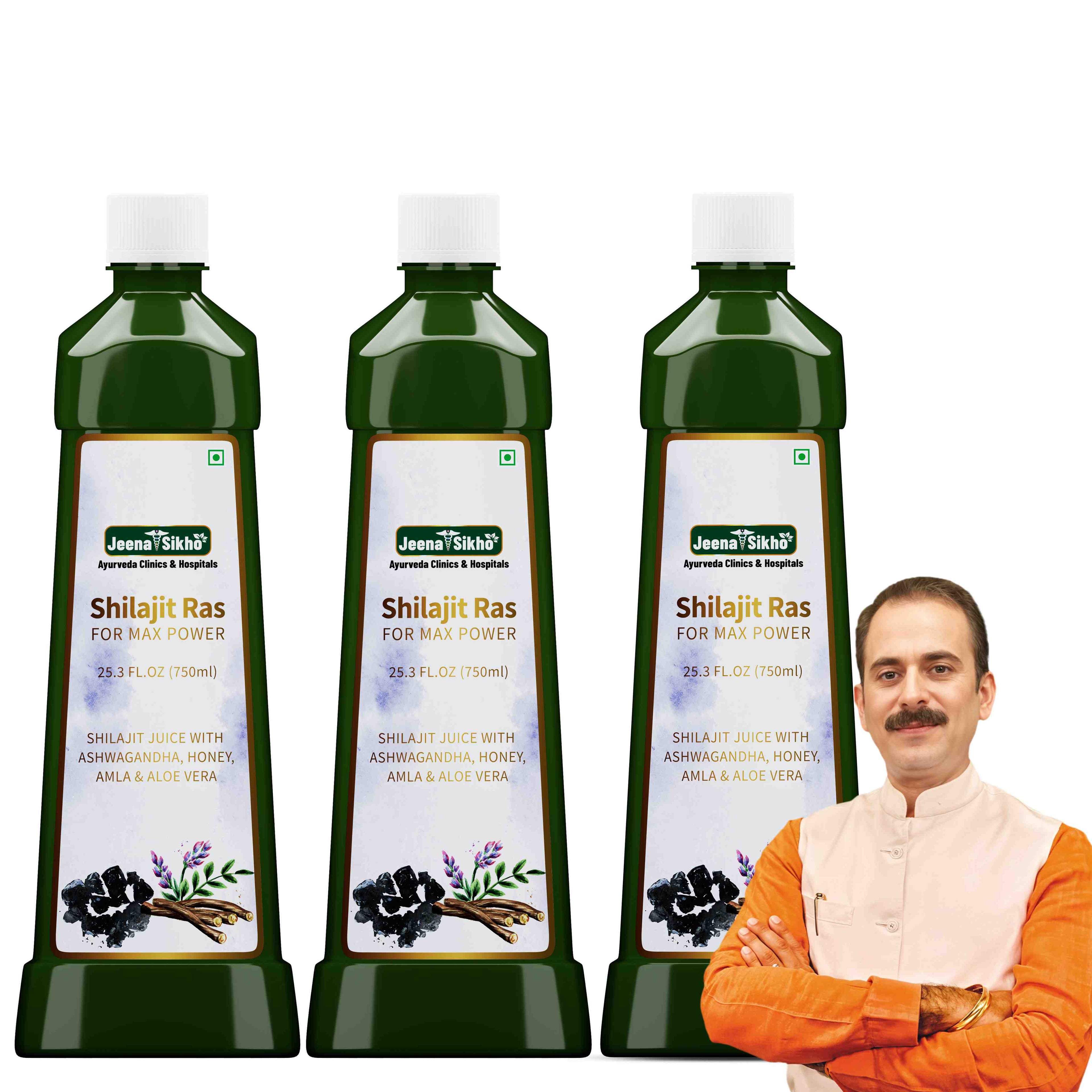 Jeena Sikho Shilajit Ras For Max Power Juice - 750 ml