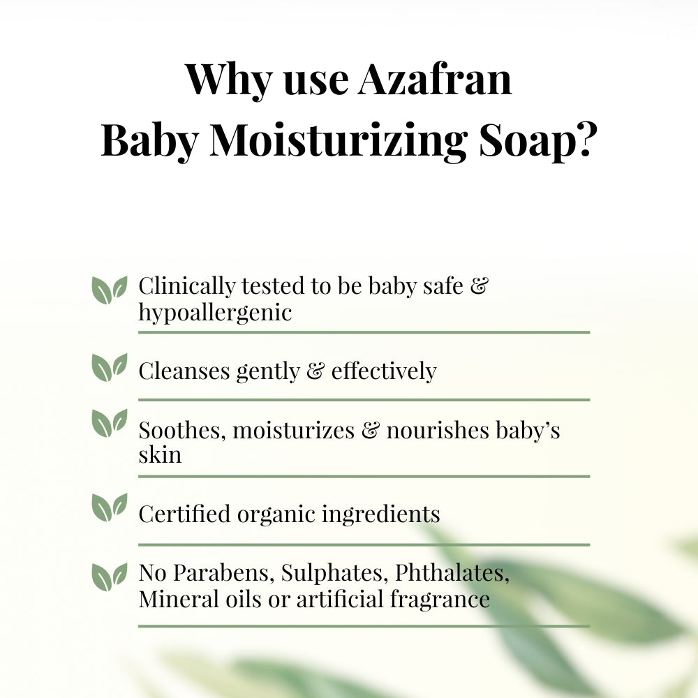 Azafran Baby Moisturizing Soap - 100 gms
