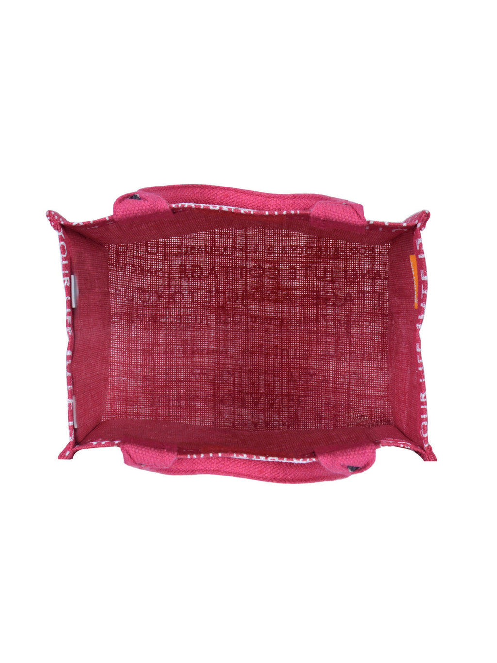 Jute Cottage Printed Zipper Lunch Bag
