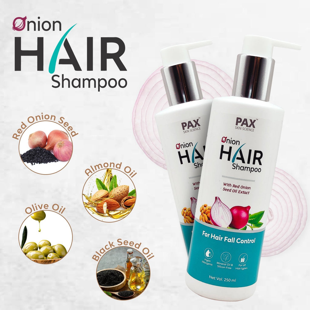 Pax Skin Science Onion Shampoo for Hair Growth - 200 ml