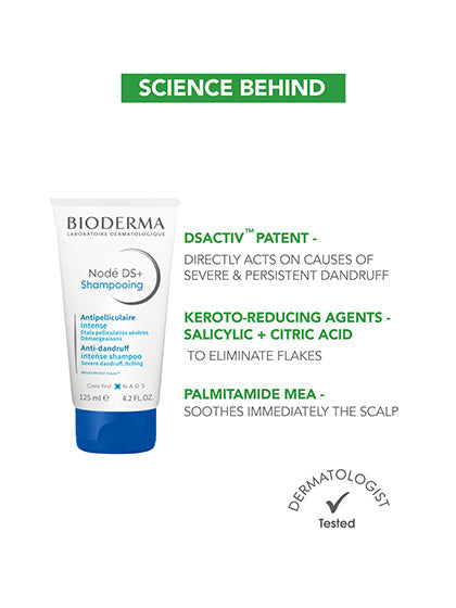 Bioderma Node DS+ Anti Dandruff Intense Shampoo - 125 ml