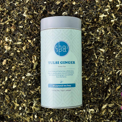 Chai Spa Tulsi Ginger Green Tea - 20 teabags