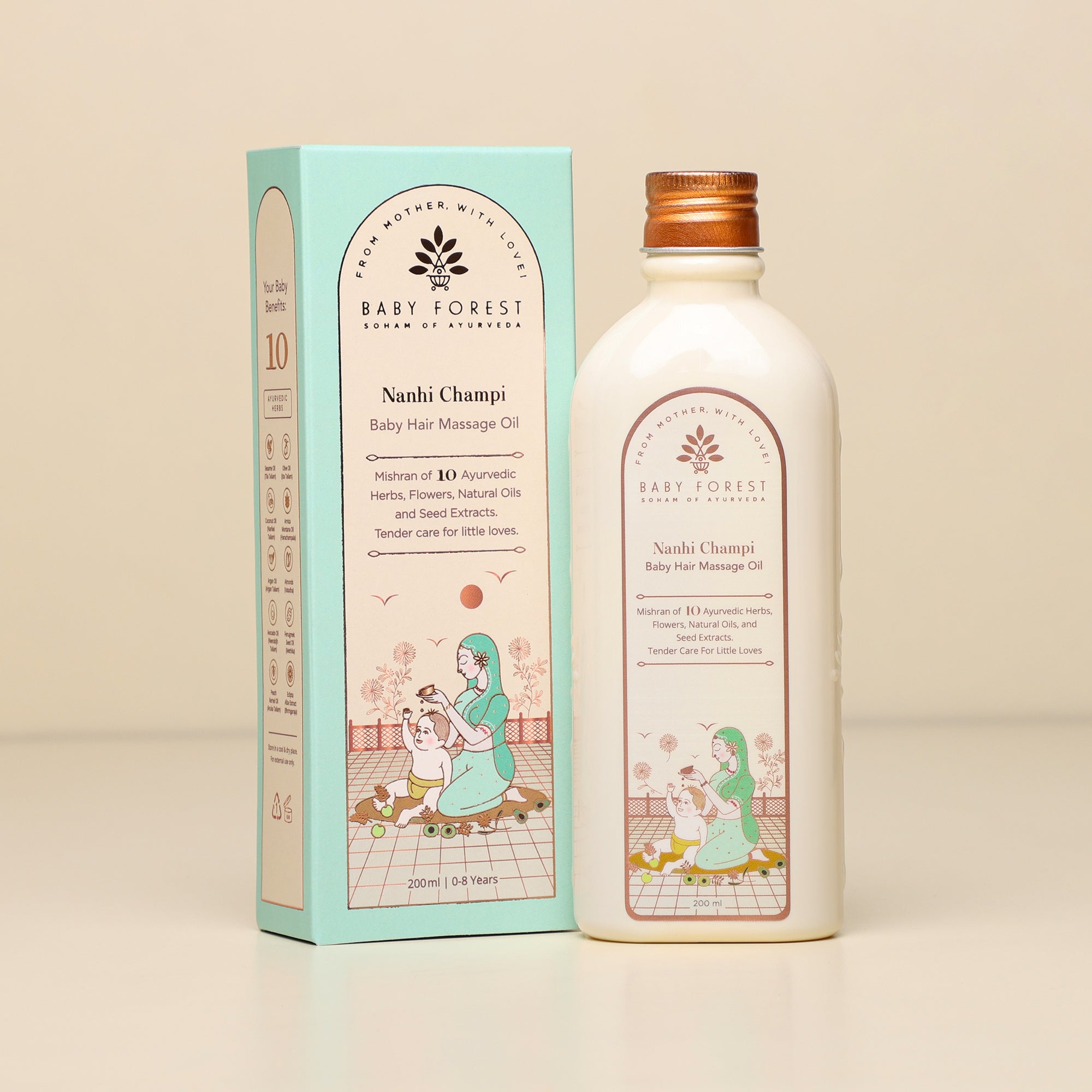 Baby Forest Nanhi Champi Baby Hair Massage Oil  - 200 ml