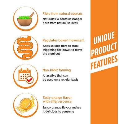 Piramal Naturolax -A Powder Tasty Orange - 100 gm