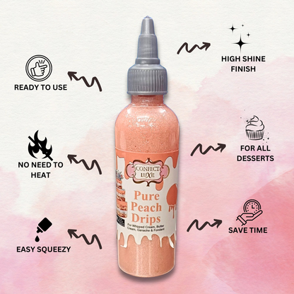 Confect Pure Peach | Edible Drips