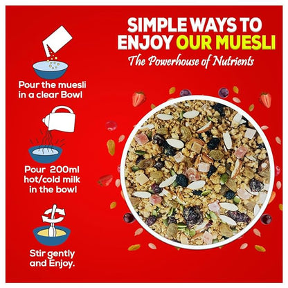 Yum Yum Fruit, Nuts & Seeds Muesli Jar